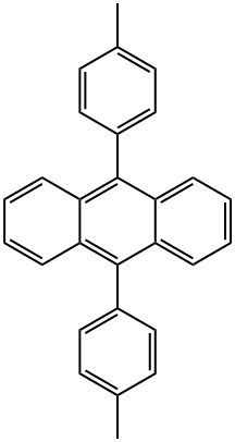 9,10-ビス(4-メチルフェニル)アントラセン 化学構造式