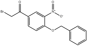 2-Bromo-4'-Benzyloxy-3'-nitroacetophenone Struktur