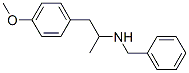 1-(4-Methoxyphenyl)-2-benzylaminopropane Struktur