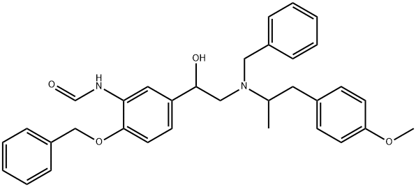 N,O-Dibenzylated formoterol Structure