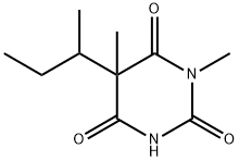 5-sec-Butyl-1,5-dimethylbarbituric acid Struktur