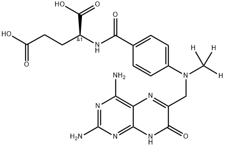 7-HYDROXY METHOTREXATE-D3 Structure