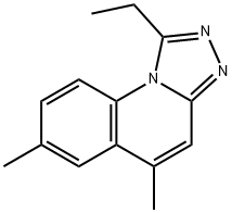 [1,2,4]Triazolo[4,3-a]quinoline,1-ethyl-5,7-dimethyl-(9CI) Structure