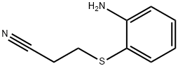 3-[(2-AMINOPHENYL)THIO]PROPANENITRILE Struktur