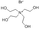 テトラキス(2-ヒドロキシエチル)アンモニウム=ブロミド 化学構造式