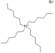 テトラヘキシルアンモニウムブロミド 化学構造式