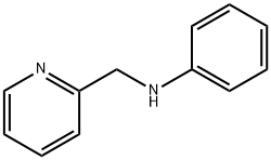 N-フェニル-2-ピリジンメタンアミン 化学構造式
