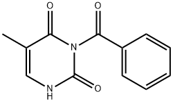 N3-benzoylthymine Struktur