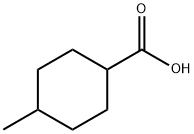 4-メチルシクロヘキサンカルボン酸 (cis-, trans-混合物) 化学構造式