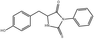 苯基硫代乙内酰脲-酪氨酸, 4332-95-0, 结构式