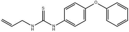 1-烯丙基-3-(4-苯氧基苯基)硫脲,433253-68-0,结构式