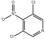 3,5-ジクロロ-4-ニトロピリジン 化学構造式