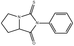 苯基硫代乙内酰脲-脯氨酸,4333-21-5,结构式