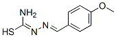 [2-(4-Methoxybenzylidene)hydrazono](amino)methanethiol 结构式