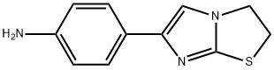 4-(2,3-ジヒドロイミダゾ[2,1-B][1,3]チアゾール-6-イル)アニリン 化学構造式