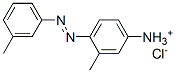 3-メチル-4-[(3-メチルフェニル)アゾ]ベンゼンアミン・塩酸塩 化学構造式