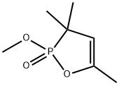 2-メトキシ-3,3,5-トリメチル-2,3-ジヒドロ-1,2-オキサホスホール2-オキシド 化学構造式