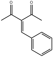 3-ベンジリデン-2,4-ペンタンジオン 化学構造式