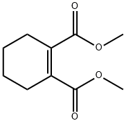 1-Cyclohexene-1,2-dicarboxylic acid dimethyl ester Struktur