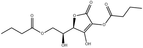 L- 抗坏血酸-2,6-二丁酸酯, 4337-04-6, 结构式