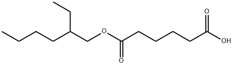 2-ethylhexyl hydrogen adipate   Structure