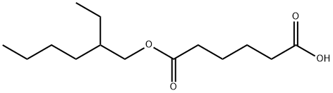 2-乙基己基己二酸氢酯,4337-65-9,结构式