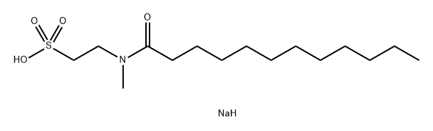 甲基月桂酰基牛磺酸钠,4337-75-1,结构式