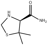 4-Thiazolidinecarboxamide,5,5-dimethyl-,(4S)-(9CI) 结构式