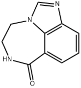 Imidazo[4,5,1-jk][1,4]benzodiazepin-7(4H)-one, 5,6-dihydro- (9CI) Struktur