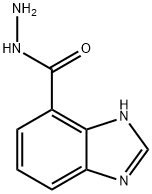 1H-Benzimidazole-4-carboxylicacid,hydrazide(9CI) Structure