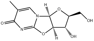 2,2'-Anhydro-L-thymidine Struktur