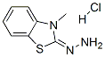 3-メチルベンゾチアゾール-2(3H)-オンヒドラゾン·塩酸塩 化学構造式