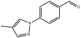 4-(4-甲基-1H-吡唑-1-基)苯甲醛, 433920-86-6, 结构式