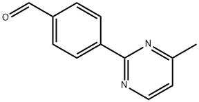 4-(4-METHYLPYRIMIDIN-2-YL)BENZALDEHYDE Structure