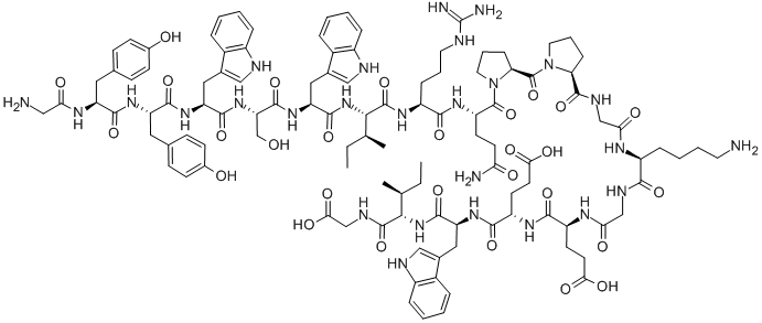 醋酸依屈肽 结构式