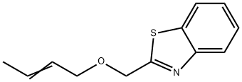 Benzothiazole, 2-[(2-butenyloxy)methyl]- (9CI) 结构式