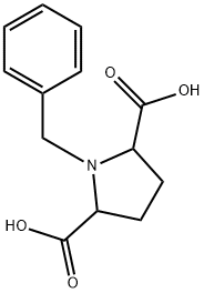 1-苄基-2,5-吡咯烷二甲酸, 433933-93-8, 结构式