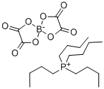 TETRA-N-BUTYLPHOSPHONIUM BIS(OXALATO-(2-O,O)-BORATE) Struktur