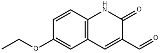 6-エトキシ-2-ヒドロキシキノリン-3-カルブアルデヒド 化学構造式