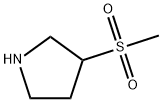 3-(METHANESULFONYL)PYRROLIDINE Structure