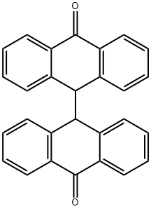 (9,9’-二蒽)-10,10’-(9H,9’H)-二酮, 434-84-4, 结构式
