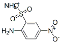 铵-2-氨基-5-硝基苯磺酸盐 结构式