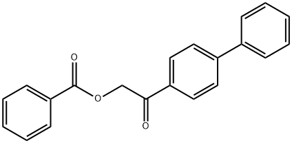 安息香酸4-フェニルフェナシル 化学構造式