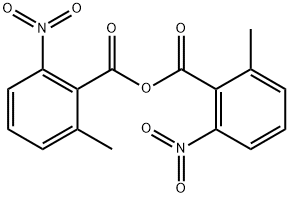 2-メチル-6-ニトロ安息香酸無水物 化学構造式