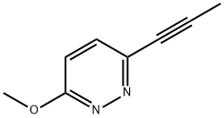 Pyridazine, 3-methoxy-6-(1-propynyl)- (9CI) 结构式