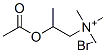 2-acetyloxypropyl-trimethyl-azanium bromide Structure
