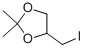 4-IODOMETHYL-2,2-DIMETHYL-[1,3]DIOXOLANE Structure