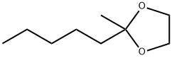 2-methyl-2-pentyl-1,3-dioxolane Struktur
