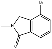 4-溴-2-甲基异吲哚啉-1-酮, 435273-55-5, 结构式