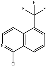 1-CHLORO-5-(TRIFLUOROMETHYL)-ISOQUINOLINE Structure